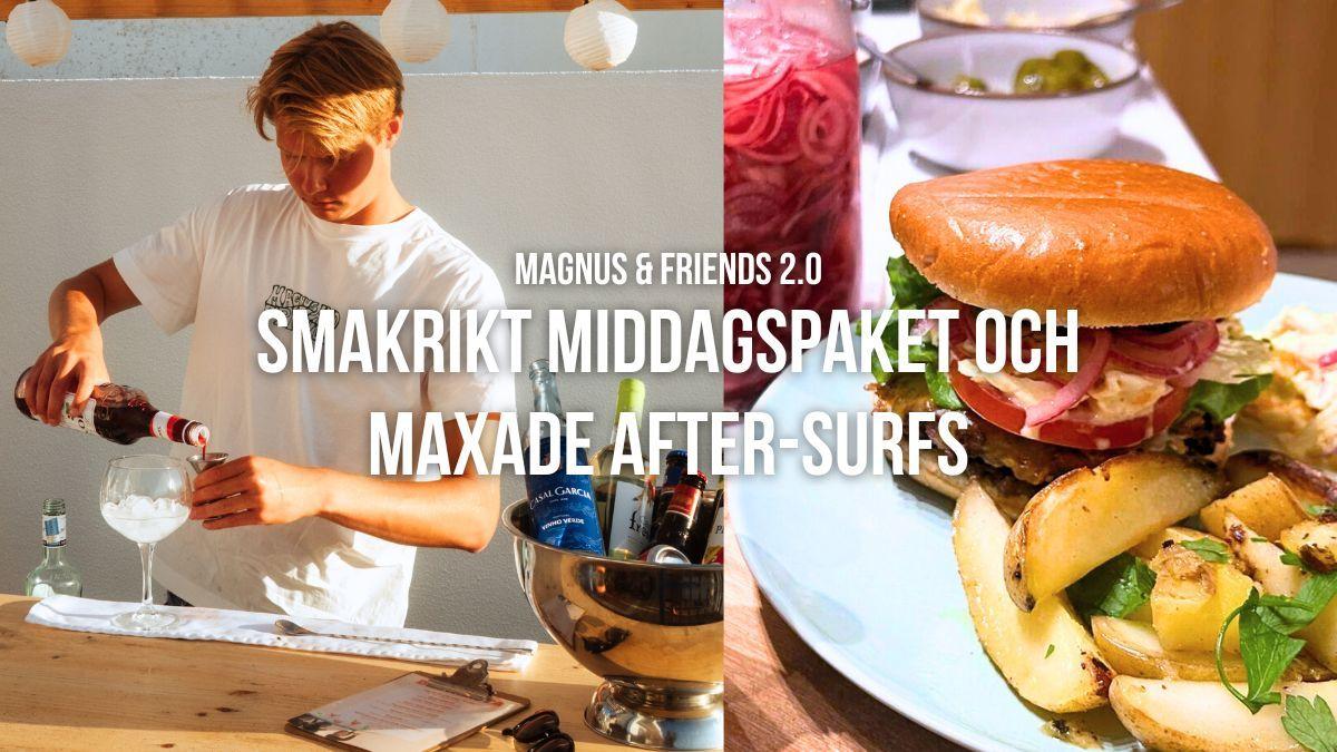 Bartender, drinkar och god mat - Nytt middagspaket på Magnus & Friends surfcamps