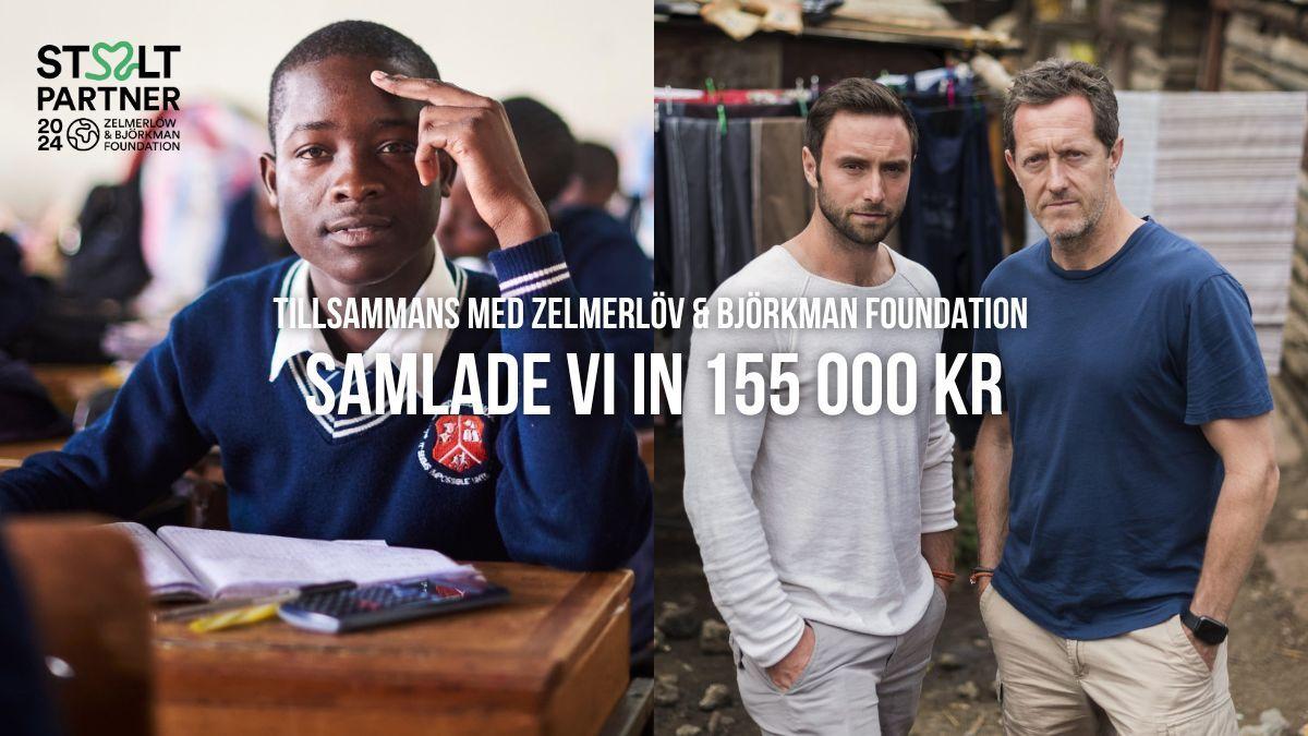 Magnus & Friends samlade ihop 155 000kr tillsammans med Zelmerlöv och Björkman foundation för välgörenhet