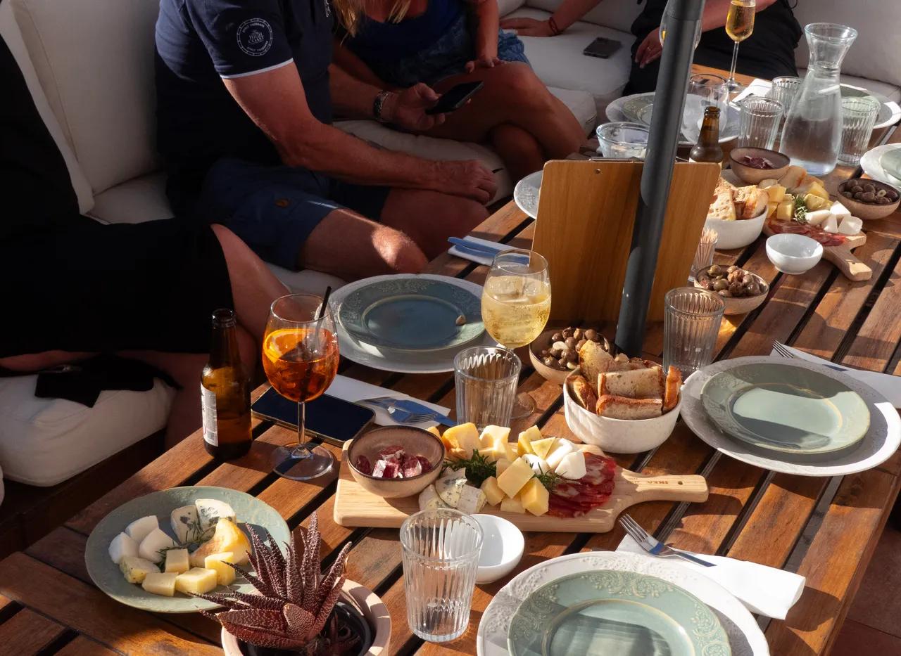 Nyårsmiddag i Portugal efter surf