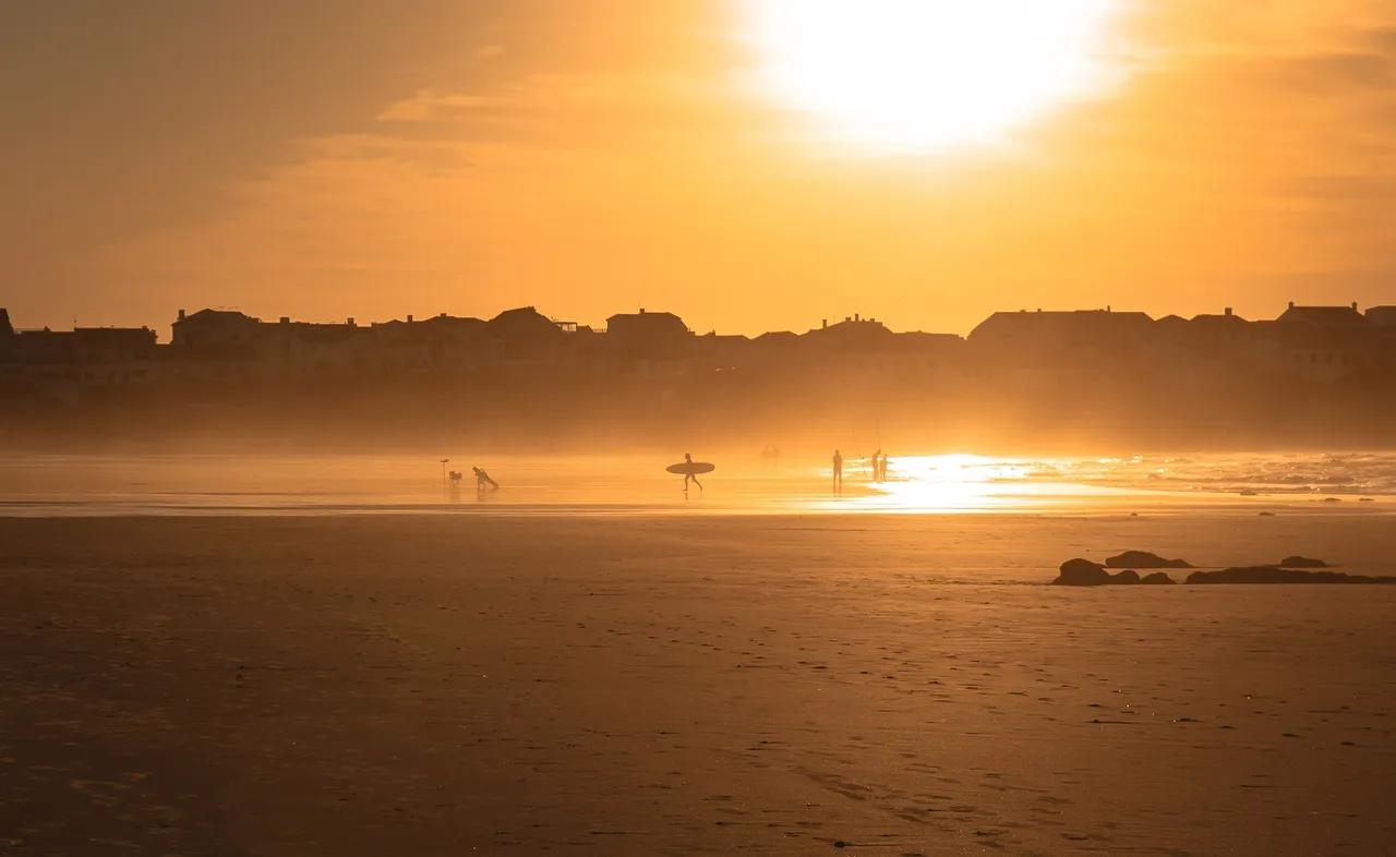 solnedgång i Baleal