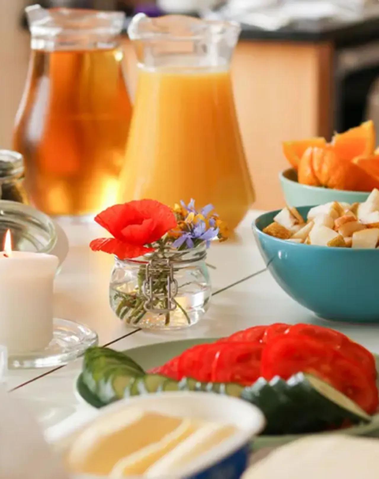 Frukost buffe på nyår