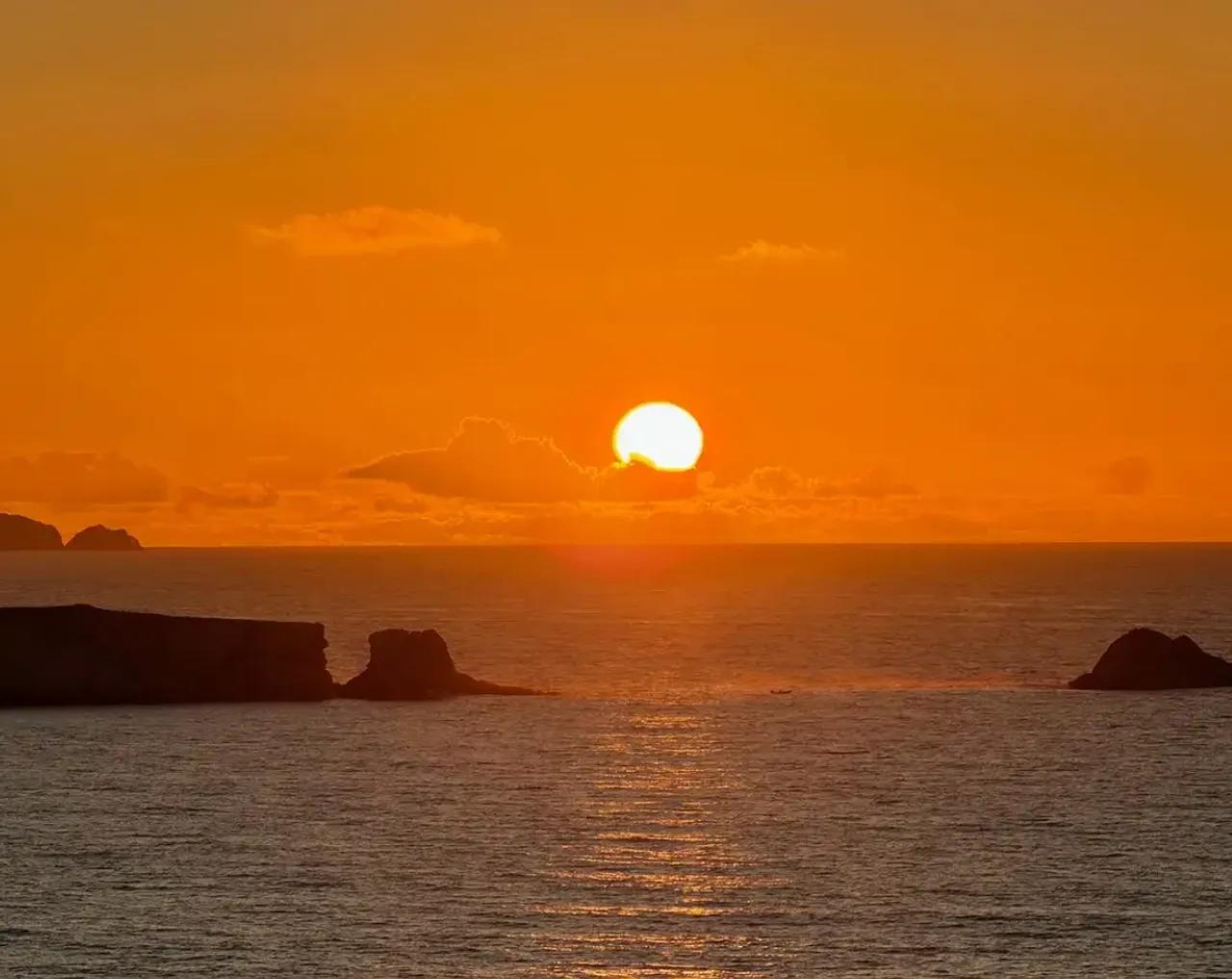 Bild på solnedgång
